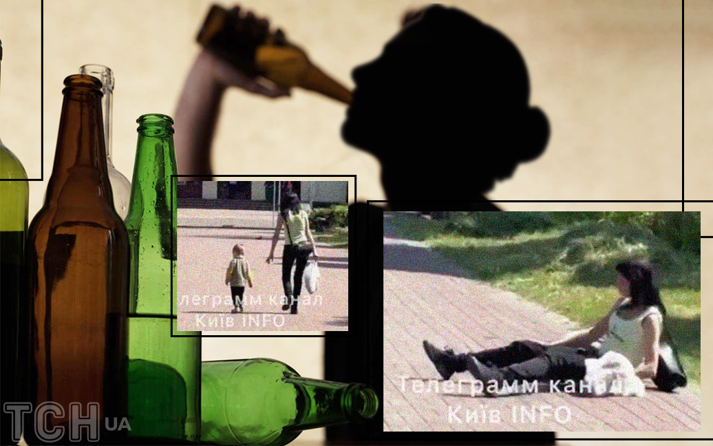 Ледве трималася на ногах: жінка напилася та гуляла Києвом з малолітнім сином… фото