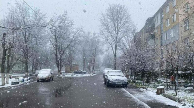 Сильний снігопад обрушився на Одещину, кадри: жителів попередили про небезпеку